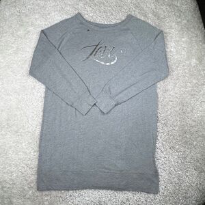 Victoria's Secret Gray Love Graphic Sleep Pajama Shirt NEW